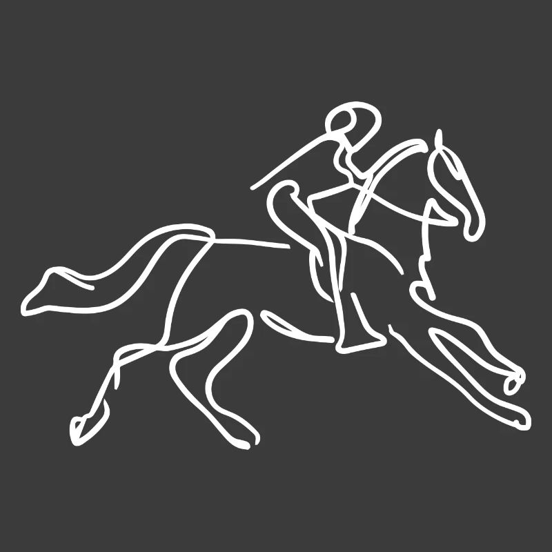 Horseback Riding Drawing