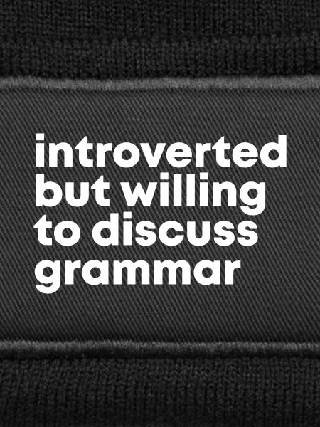 Grammar Grammar Grammar