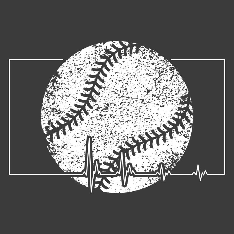 Baseball-Herzschlag-Emblem