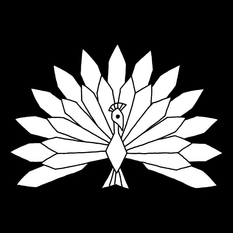 Der weiße Pfau