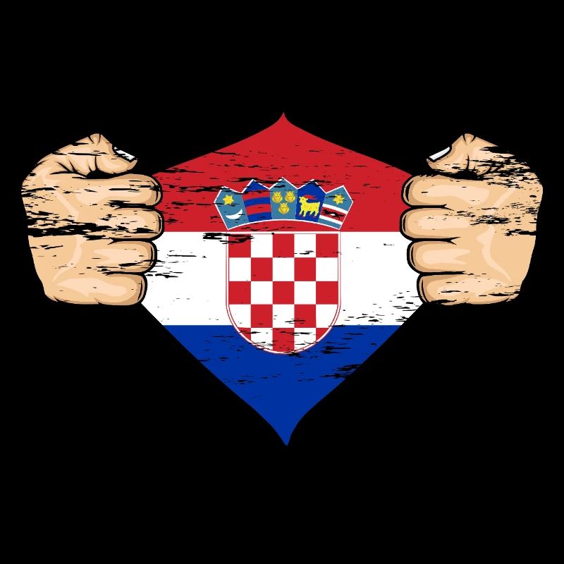 Drapeau de la Croatie utilisé