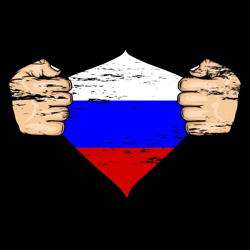 Conception du drapeau de la Russie utilisée