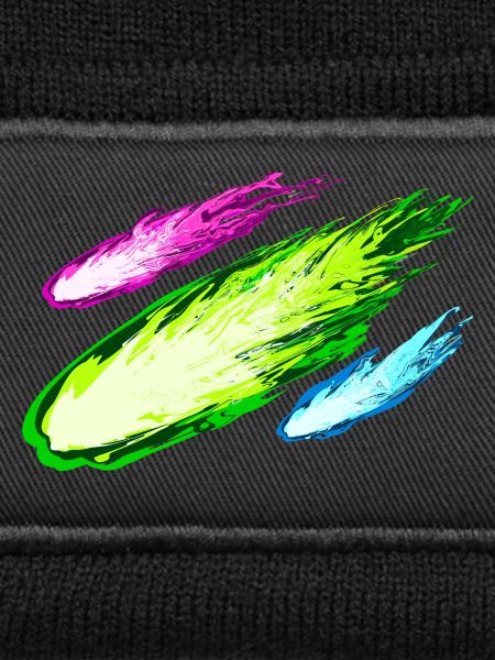 Explosion von bunten Drachen