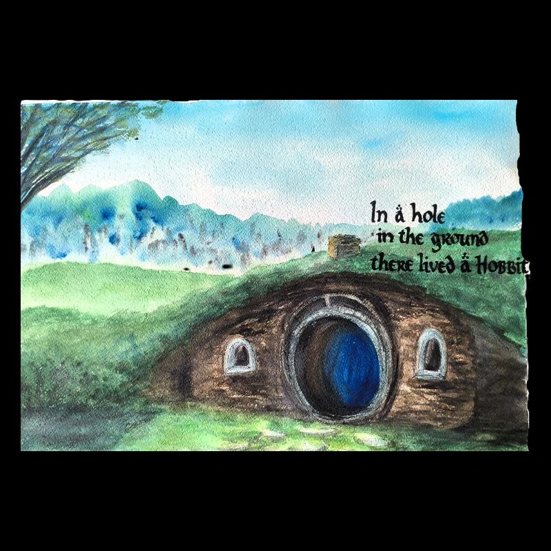Tolkien Hole Landscape Art