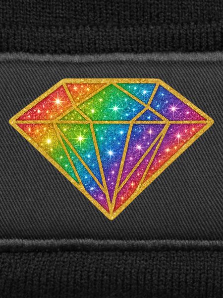 Regenbogen Diamant Glitzer