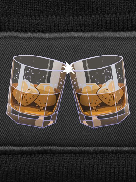 Sounding whisky glasses