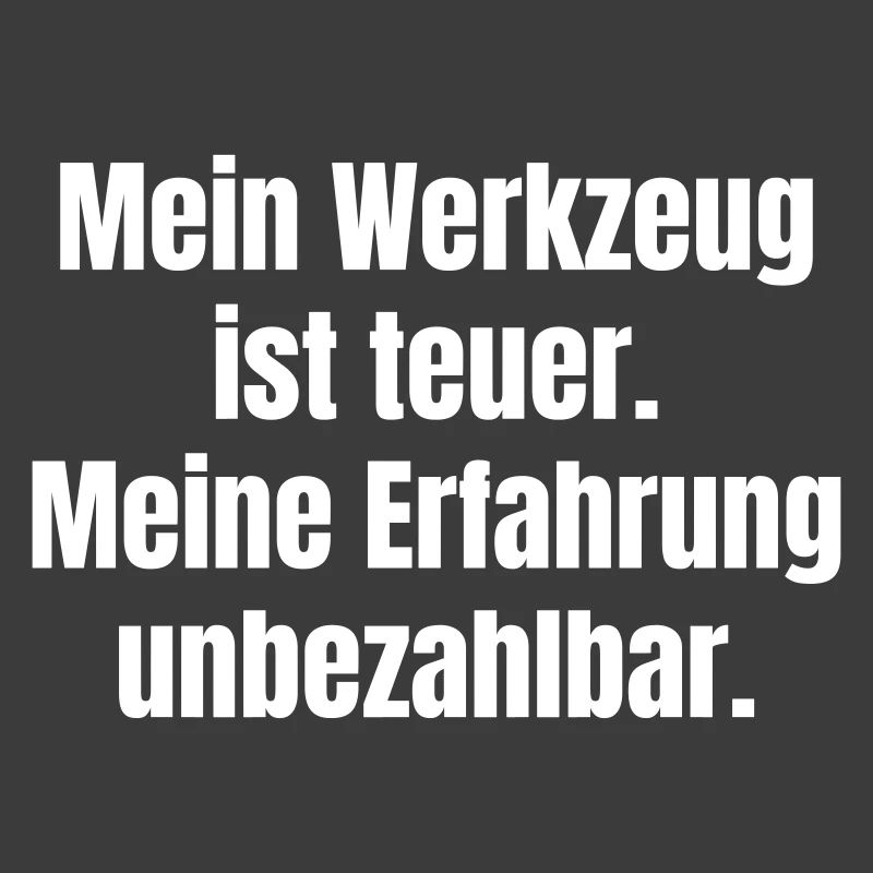 Tools expensive, experience priceless