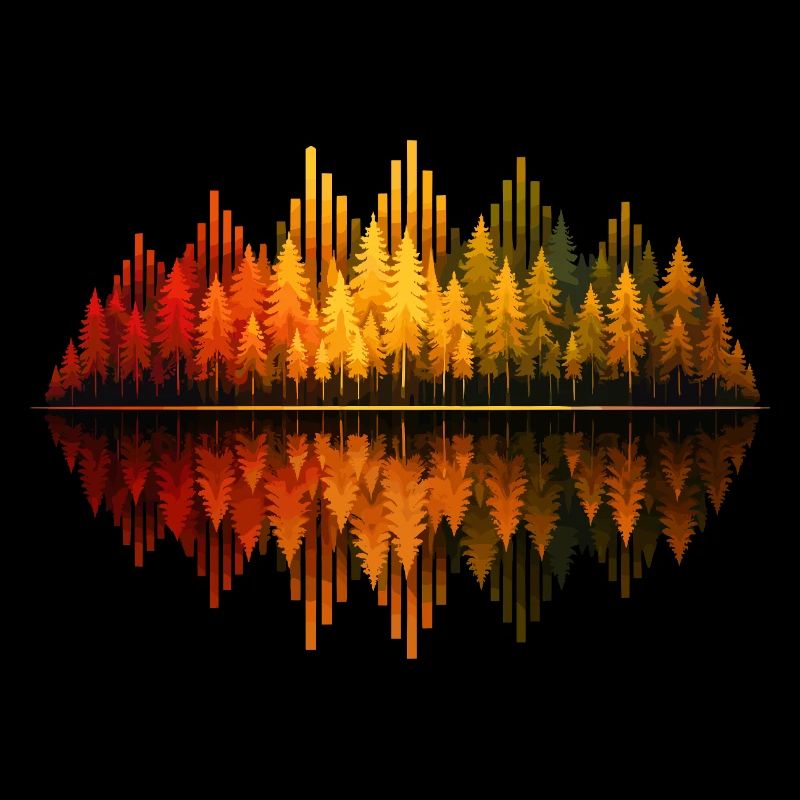 Trees, Forest, Nature, Wilderness, Outdoor, Reflection