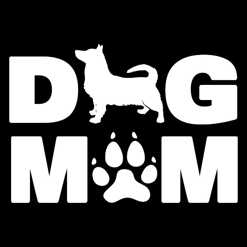 Silhouette de la mère de chien suédoise de Vallhund