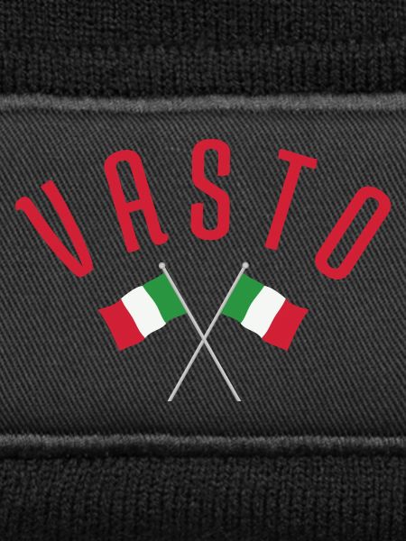 Vasto Crossed Italian Flags