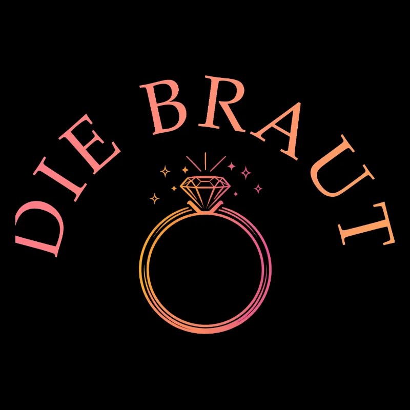 Die Braut - Ring - personalisierbar