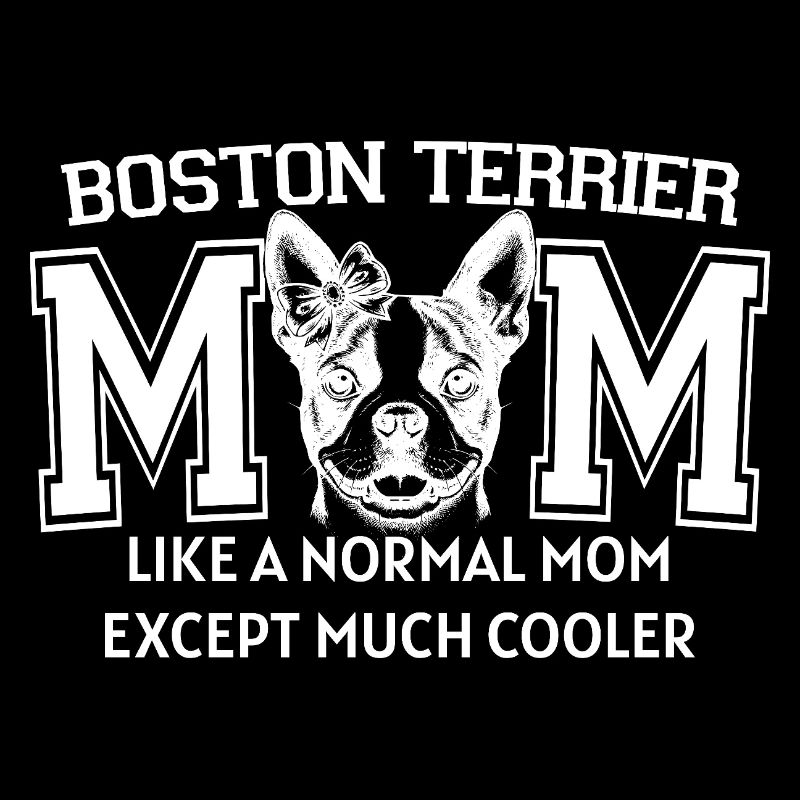 Boston Terrier Maman Amoureuse du chien Art mignon de chiot