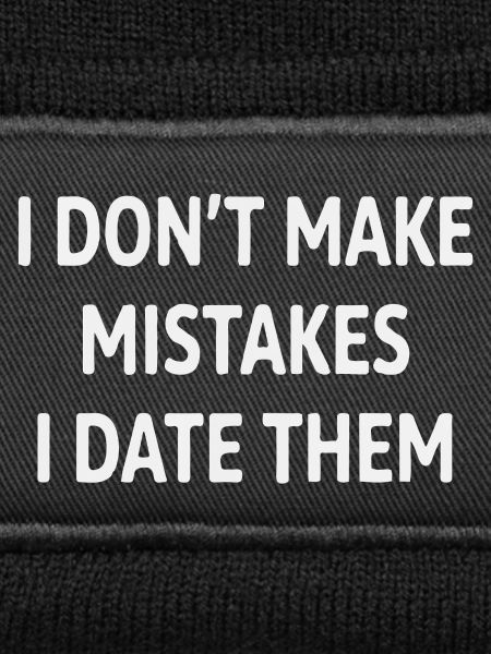 Ich date Fehler Spruch