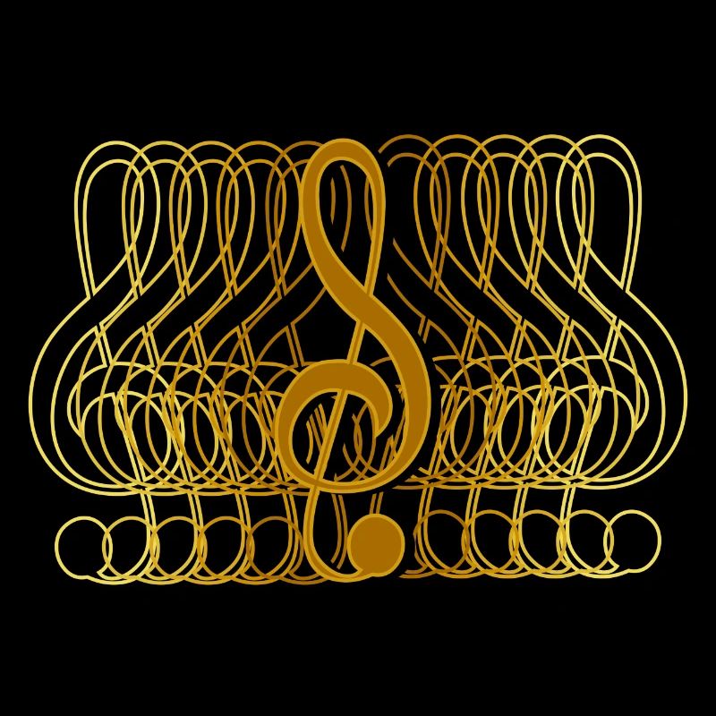 Clef cool gradient, fade, gradient