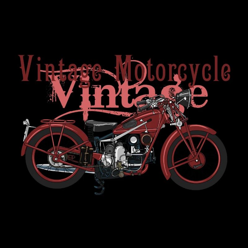 Retro motorcycle
