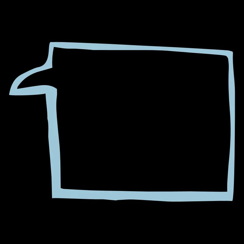 sprechblase4. groß, dicker schwarzer rand