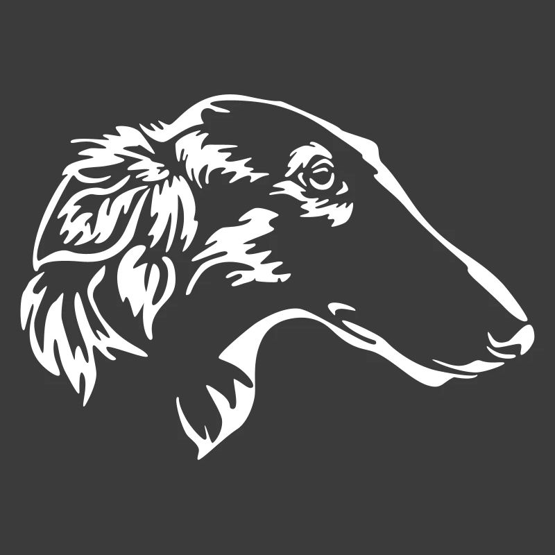 Borzoi head "Black Edition"