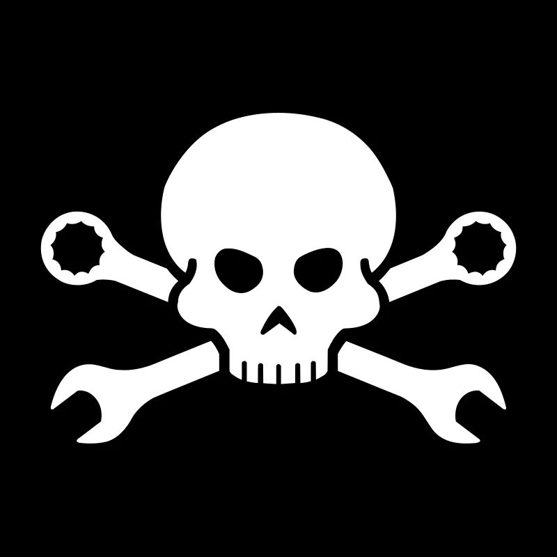 Skull'n'Tools Pirate Skull