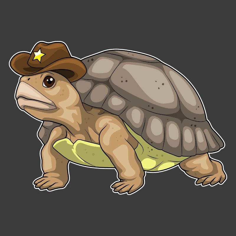 Turtle Sheriff Sheriff's Hat