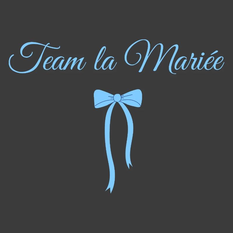 Team la mariée noeud bleu