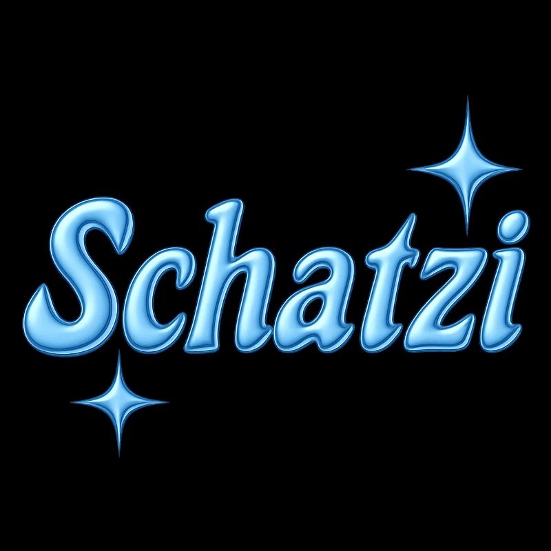 schatzi / Y2K design / blue