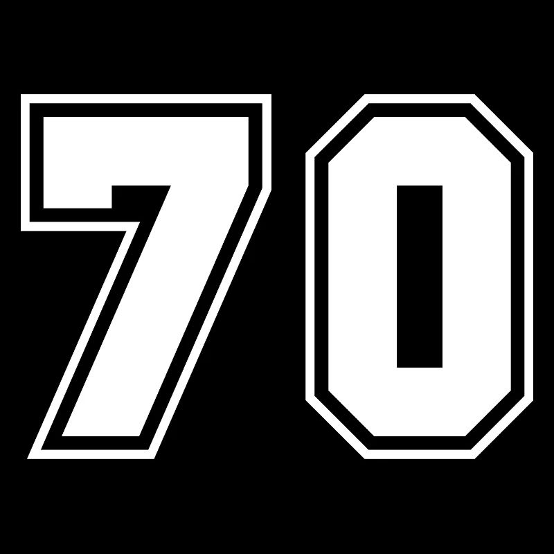Numéros sportifs Design 70
