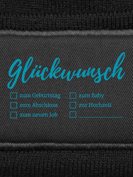 Congratulations lettering checkboxes