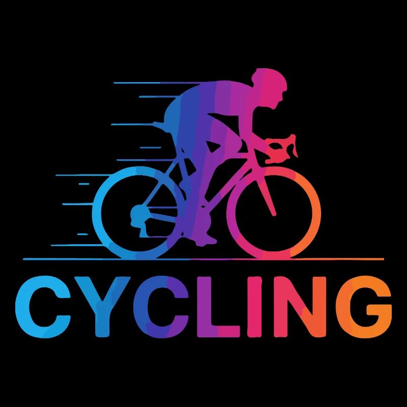 Gradient vibrant du cyclisme