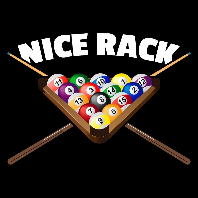 Nice Rack lustiges Billard Billardspieler