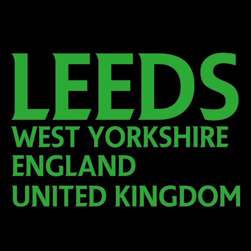 Leeds – England Liedtextdesign