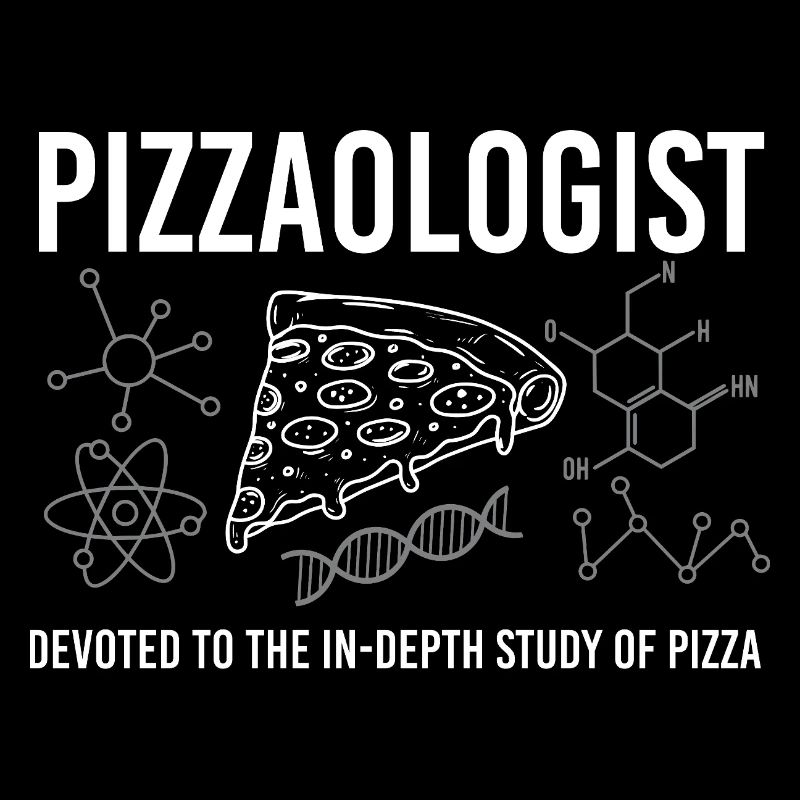 Pizzaologe-Studie zum lustigen Pizza-Witz