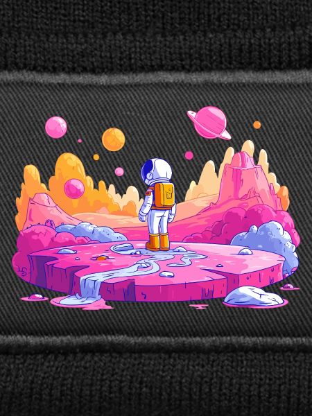 Neon Planet Astronaut