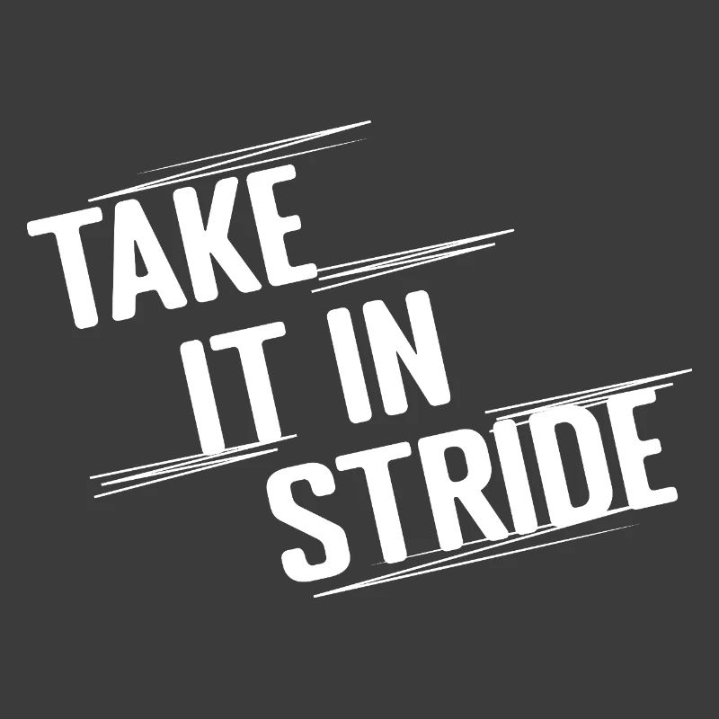 Marathon Runner Take It In Stride Running