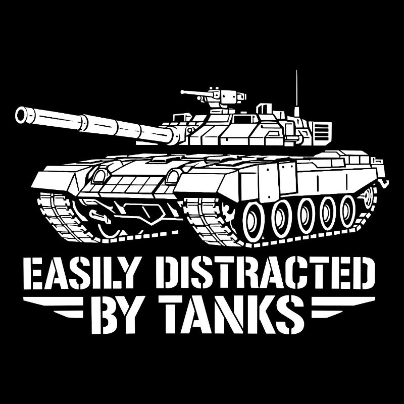 Facilement distrait par les chars, drôle de tanker militaire