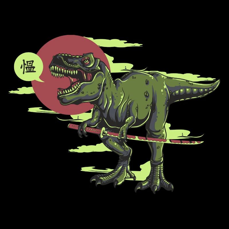 Samurai Rex Dinosaurier