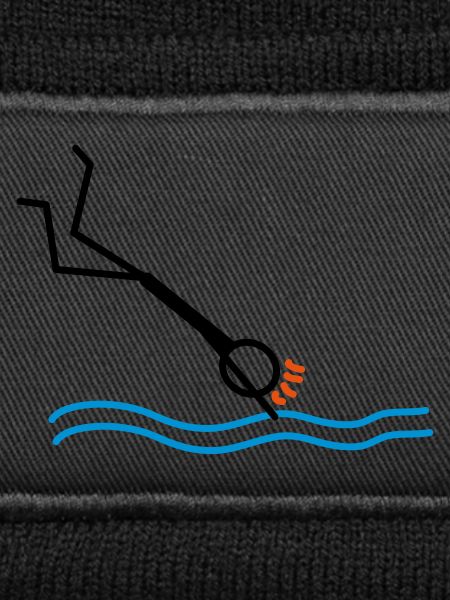 springen / schwimmen