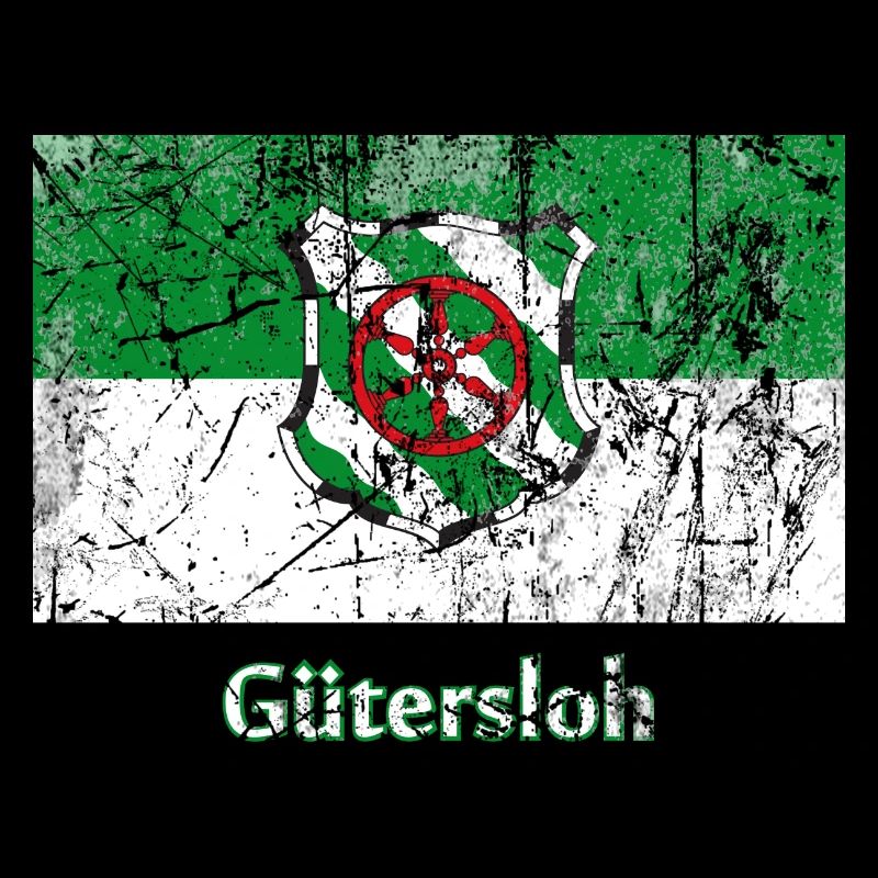Flagge Gütersloh Stadtfahne Stadtfahne Drapeau
