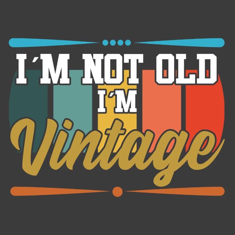 Ich bin nicht alt textile Geschenkidee