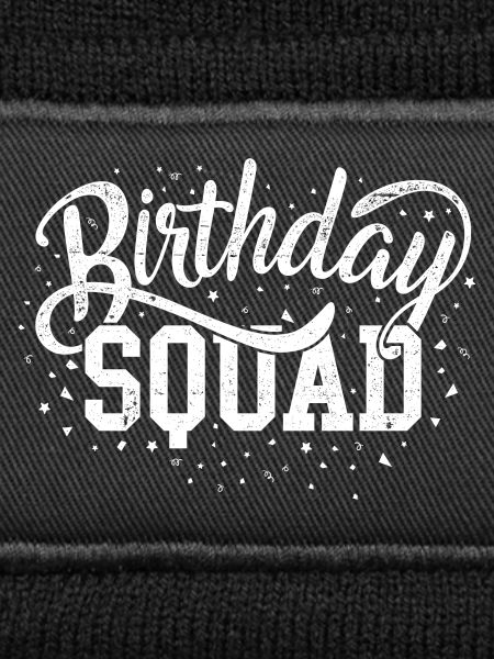 Birthday Squad Bold Script