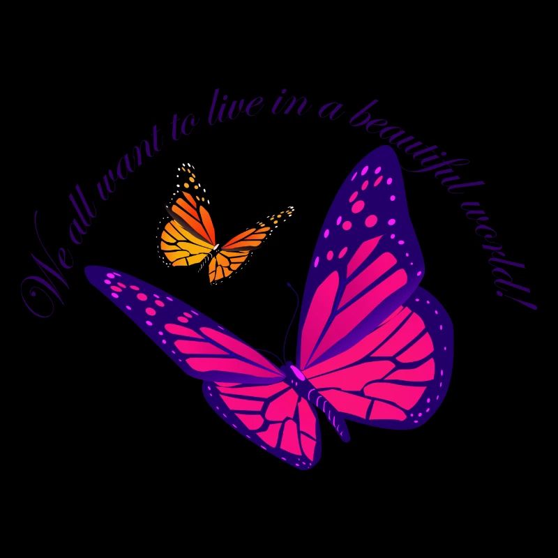 Neon Butterfly Magic