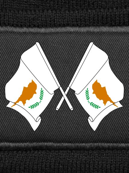 Deux drapeaux Chypre