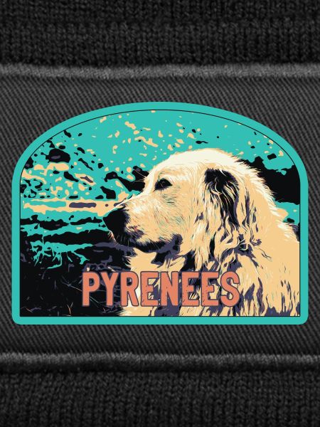 Pyrenäen-Schäferhund-Aufnäher: Berggefährte