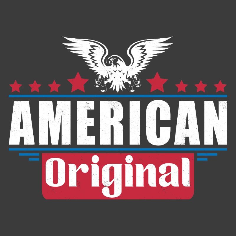 Patriotic Eagle American Flag Design