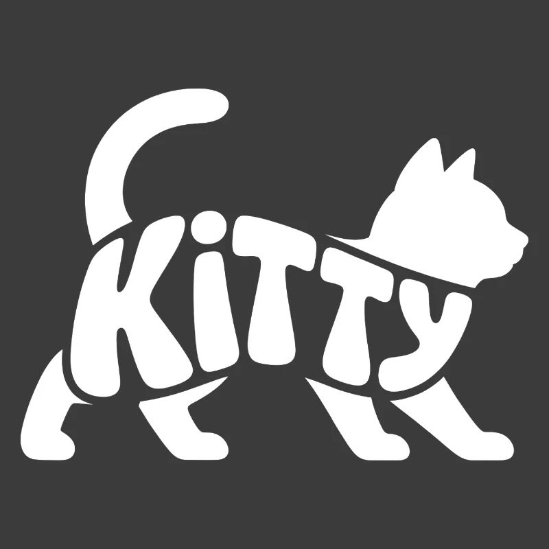 Kitty - Conception de chat de compagnie mignon