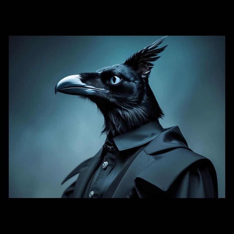 Conception de portrait d’aigle mystique