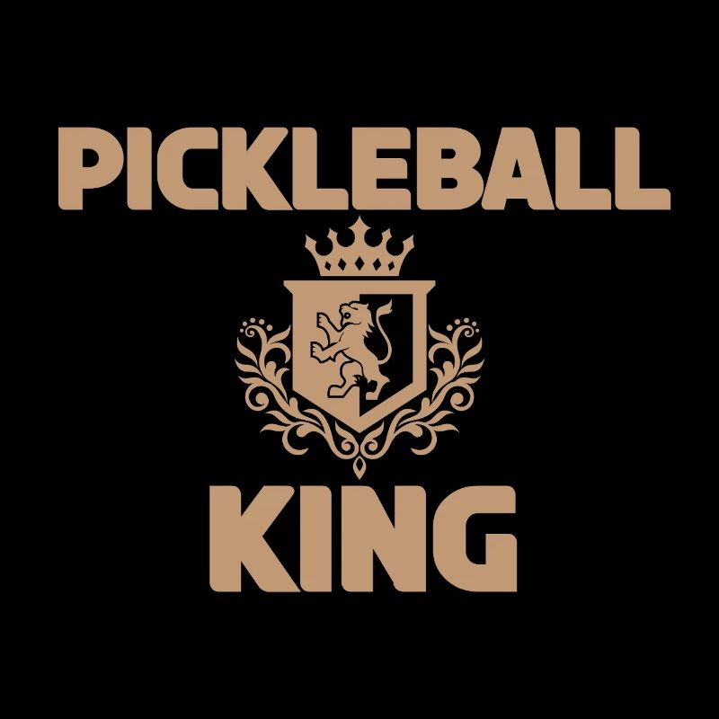 Pickleball King Pattern Design