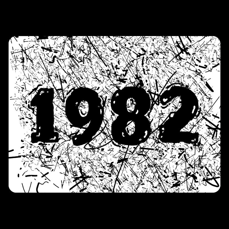 Année rétro 1982 avec design de démolition
