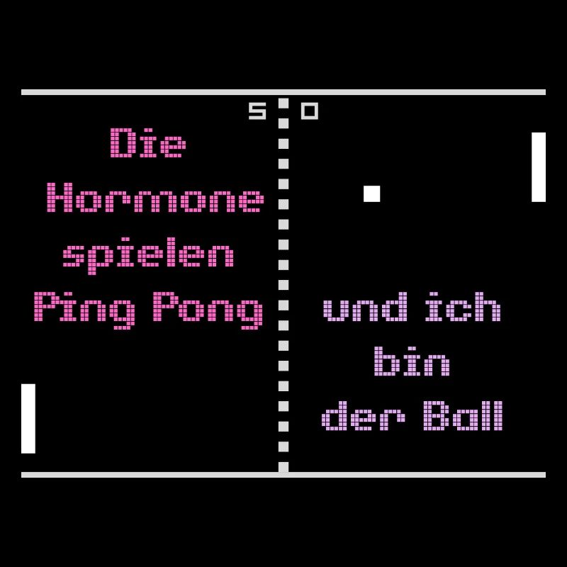 Die Hormone spielen Ping Pong und ich bin der Ball