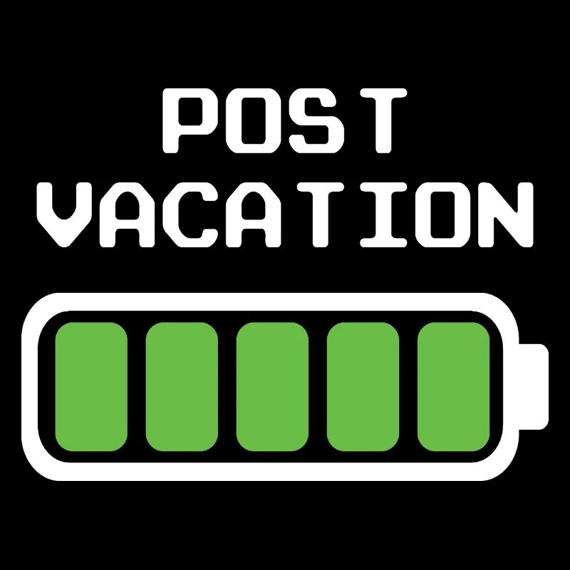 Conception post-vacances - Indicateur de batterie pleine