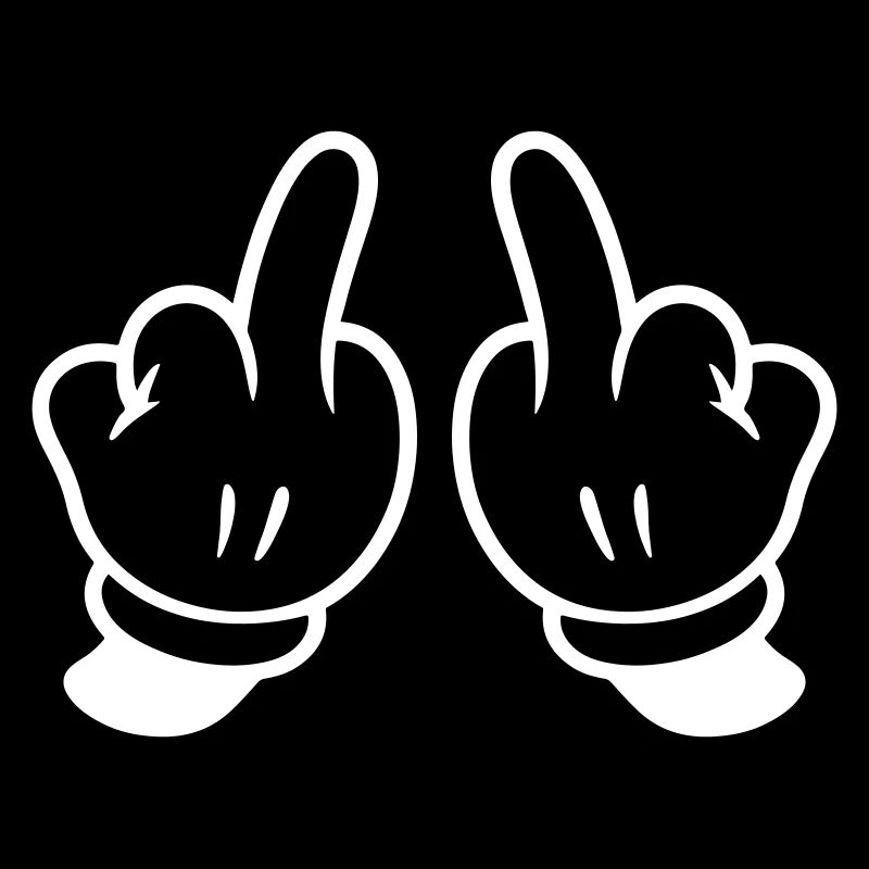 Middle Finger Hand Naughty